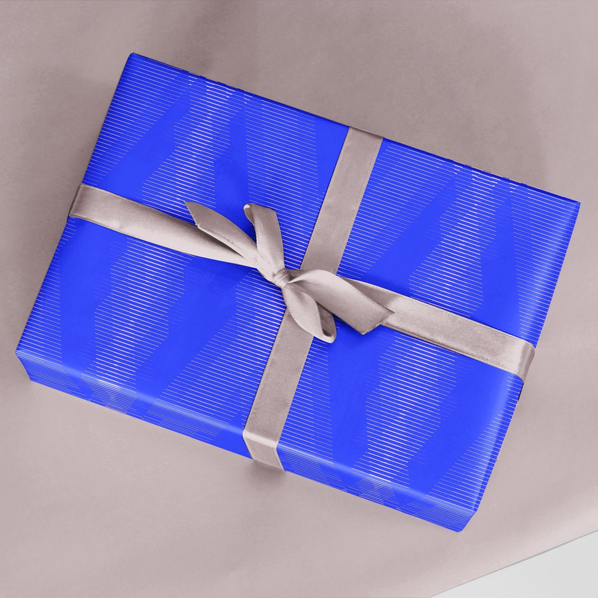 Fine Line Blue Wrapping Paper Sheets, at The Design Craft